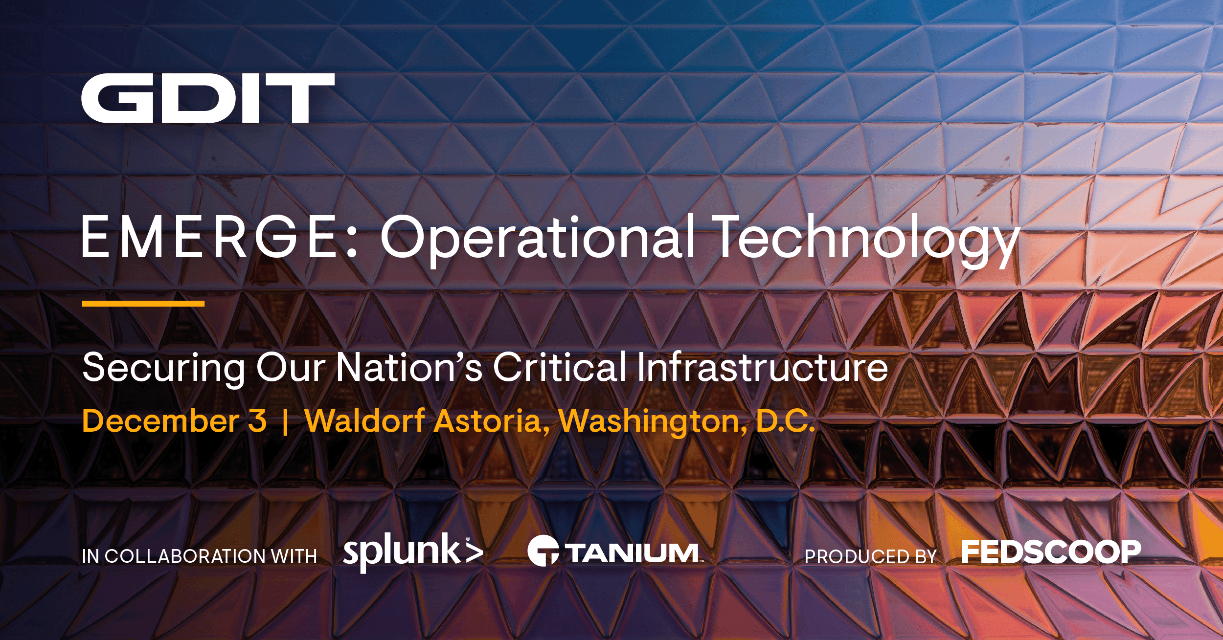 2024 GDIT Emerge: Operational Technology Securing Our Nation’s Critical Infrastructure